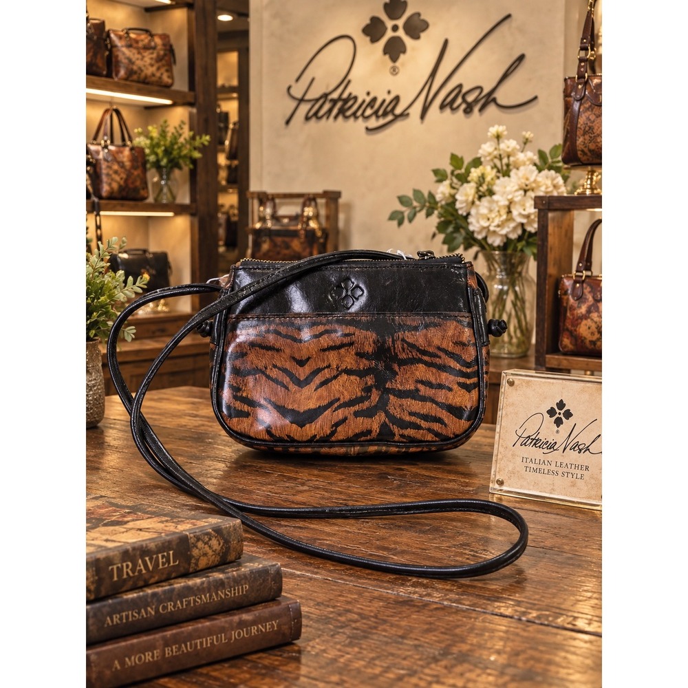PN22 Patricia Nash Tiger crossbody